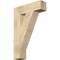 Ekena Millwork Traditional Block Rough Sawn Bracket, Douglas Fir, 6"W x 24"D x 36"H BKT06X24X36TRA05RDF - alternate 1